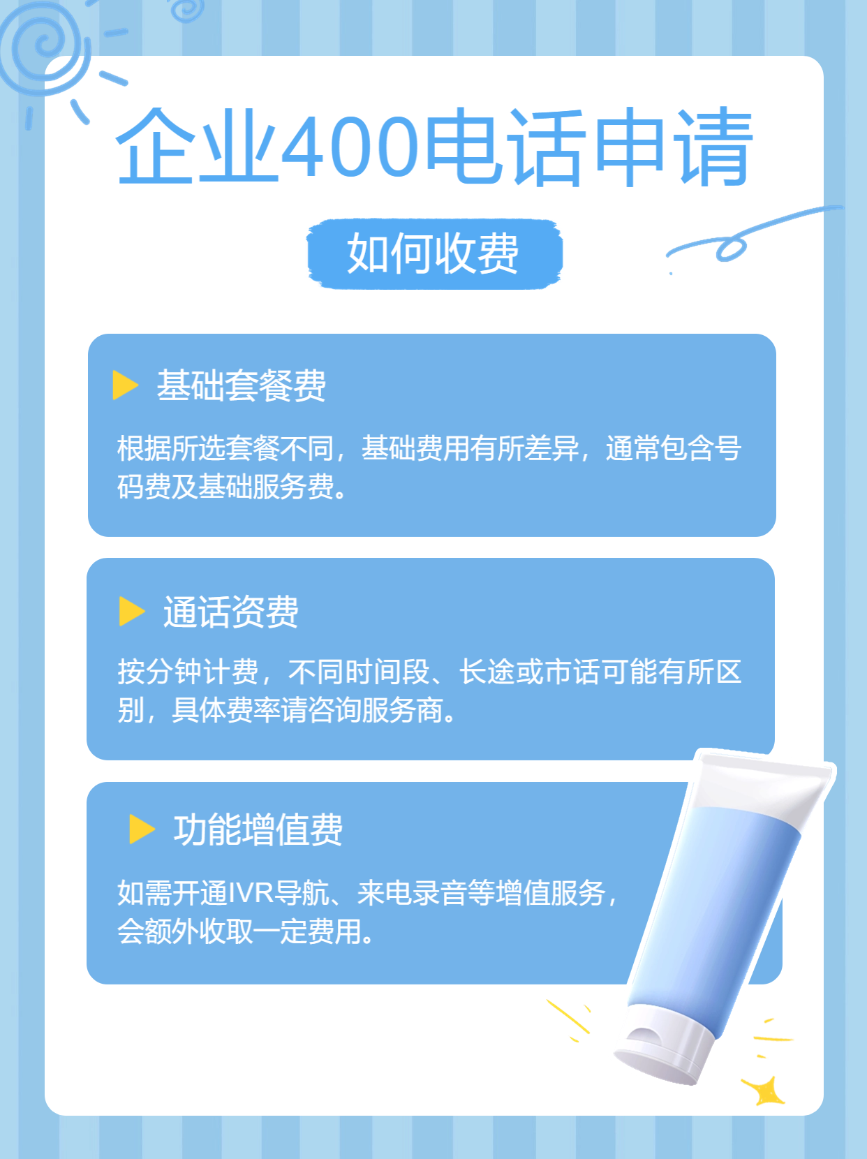 400電話辦理收費標準詳解